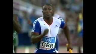 Athens 2004 Olympics Mens 4x100m Relay with BBC Commentary [upl. by Avrit]