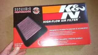 KampN Air Filter Mini Cooper S R53 Exhaust Sound [upl. by Eidur]