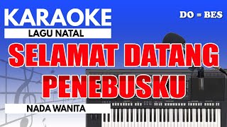 Karaoke  Selamat Datang Penebusku  Gloria Trio  Nada Wanita [upl. by Ire]