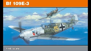 Eduard 1 48 Messerschmitt Bf 109E 3 ProfiPACK 8262 [upl. by Adrahs]