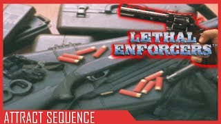 Arcade Attract Sequence  Lethal Enforcers  Lethal Enforcers Arcade [upl. by Eloise970]