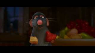 RATATOUILLE  Remy experiencing food as colour shape and sou [upl. by Ardnael]