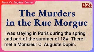 Learn English through Stories Level 5 The Murders in the Rue Morgue  English Listening Practice [upl. by Ym]