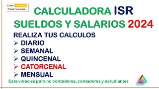 MACRO CALCULADORA SUELDOS Y SALARIOS 2024 TODOS LOS CALCULOS EN UNA SOLA PLATAFORMA [upl. by Vasta]