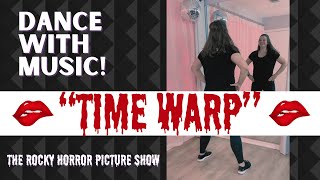 🫦 “TIME WARP” Dance 🫦 The Rocky Horror Picture Show 🫦 Easy Dance for Beginners 🫦 [upl. by Toddie]