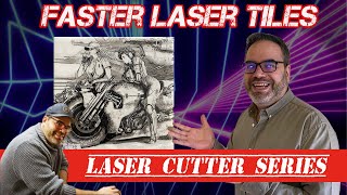 Lightburn tutorial  Engrave laser tiles faster  Darkly Labs Method [upl. by Sanoy]