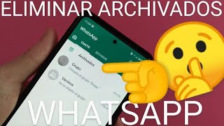 📌❌ Como DESACTIVAR los CHATS ARCHIVADOS en WHATSAPP de la PARTE de ARRIBA FÁCIL y RÁPIDO [upl. by Anrol631]