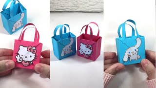 Easy paper Crafts Ideas School Project DIY Sanrio paper craft How to make Kawaii craftsideas [upl. by Soutor]