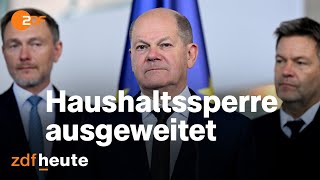 Fast gesamter Bundeshaushalt gesperrt  Nachrichten [upl. by Booze]