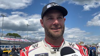 Shane van Gisbergen quotStokedquot With Unexpected Strong First Run at Darlington [upl. by Bouton]