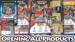 Opening EVERY MATCH ATTAX Extra 202223 Product  Multipacks Tins amp Eco Pack  Match Attax Guide [upl. by Hsilgne394]