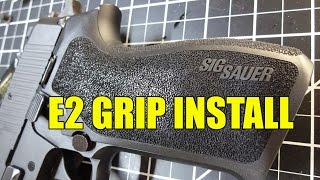 Sig Sauer 220 E2 grip installation tutorial [upl. by Ellennad]