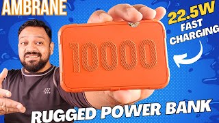 Ambrane Force 10K Power Bank  Best Portable amp Rugged 10000mAh Power Bank Under 1500 [upl. by Notled]