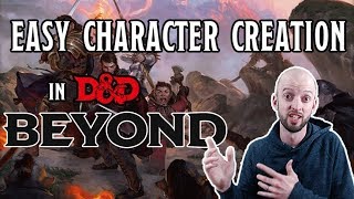 DampD 5E Character Creation Made EASY w DnD Beyond [upl. by Nnyleimaj]