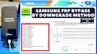 Samsung Frp Bypass Android 11⚡One Click Downgrade Method  Samsung Downgrade Android 12 11🔥 [upl. by Eidnak]