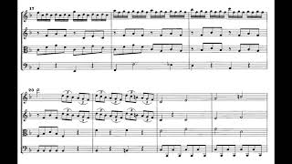 Giovanni Battista Sammartini  Symphony in F Major No 32 First Movement Presto w Score [upl. by Hayne]