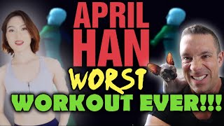 April Han  Worst Workout Ever  Slimming The Calves [upl. by Lomax64]