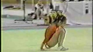 Li Li  1991 World Sports Fair EF  Floor Exercise [upl. by Cartie519]