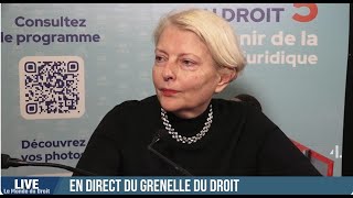 Grenelle du Droit 5  MarieAnne FrisonRoche Directrice du Journal of Regulation amp Compliance [upl. by Annekcm59]