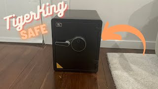 Review TIGERKING Fireproof Safe Up to 1700°F with Fingerprint and Touch Screen Digital Keypad [upl. by Lerrad]