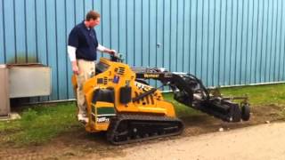 Vermeer ride on track skid steer [upl. by Atcele]