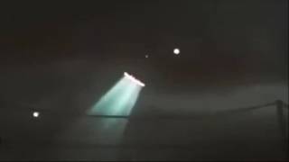 Recent Aliens and UFOs UFO IN FRANCE BEAMING IN NIGHT SKY [upl. by Ataner735]