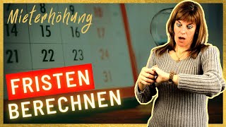 📆 So berechnest du die Fristen bei der Mieterhöhung sonst UNGÜLTIG‼️ [upl. by Fasto]