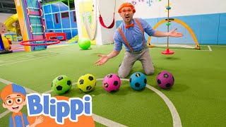 Blippi’s Has A Fun Day of Color Play  Blippis Stories and Adventures for Kids  Moonbug Kids [upl. by Letney]