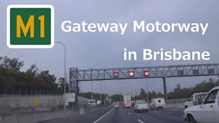 M1 Driving Pacific Hwy from Brisbane to Sydney 002 Gateway Motorway from M4 to M3 [upl. by Georgine772]