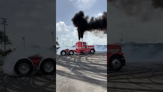 Subscribe Some Peterbilt fun peterbilt donuts burnout whitesmoke blacksmoke shorts [upl. by Byrom450]