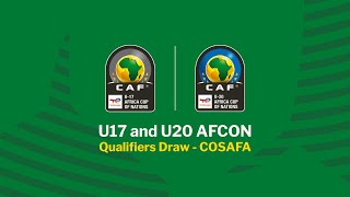 U17 and U20 AFCON Qualifiers Draw COSAFA [upl. by Ahsikal244]