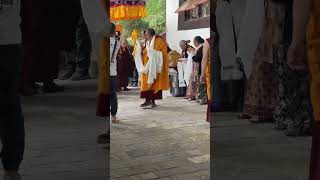 Rinpoche arrived at UDC Monastery☸️🙇🙏budhistmonk guru rinpoche subscribemychannel [upl. by Ella]