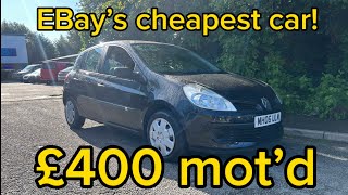 I bought a cheap £400 Renault clio [upl. by Lajib]