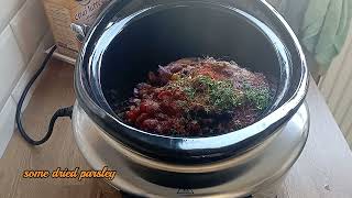 Super easy Crockpot Chili crockpot slowcookerrecipe chili cooking asmr [upl. by Chapel]