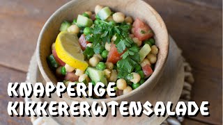 Recept knapperige kikkererwten salade [upl. by Lepp173]