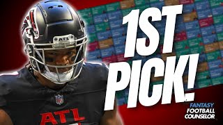 Fantasy Football Mock Draft The Top Pick Revealed [upl. by Puttergill]