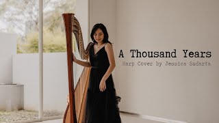 A THOUSAND YEARS  Harp Cover by Jessica Sudarta [upl. by Gaylord]