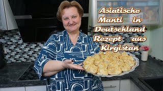 Asiatische Manti in Deutschland aus Kirgistan sehr lecker [upl. by Hutchins]