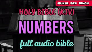 The fourth book of Moses called NUMBERS  Holy Bible  Authorised KING JAMES VERSION  Book 4 [upl. by Liberati844]