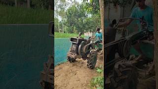 Power Tiller Driving challenge farming powertillerattachments farmmachinery [upl. by Eedrahs]