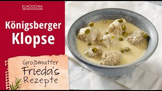 Königsberger Klopse  Ein Rezept aus Oma Friedas Kochbuch  La Cocina [upl. by Eenwat131]