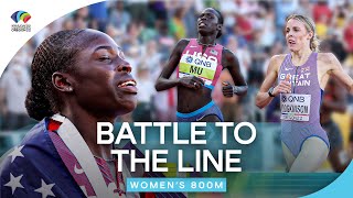 Womens 800m Final  World Athletics Championships Oregon 2022 [upl. by Laurita]