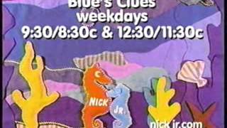 Nick Jrs Blues Big Marathon Commercials 1998 Part 5 [upl. by Jovita]