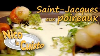 Nico le Cuisto  S1E04  La Saint Valentin  SaintJacques aux poireaux [upl. by Ayekel]