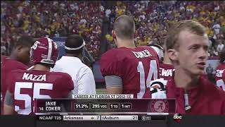 2014 ChickFilA Kickoff Game  West Virginia vs 2 Alabama Highlights [upl. by Ciprian819]