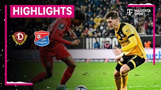 Dynamo Dresden  SpVgg Unterhaching  Highlights 3 Liga  MAGENTA SPORT [upl. by Kordula490]