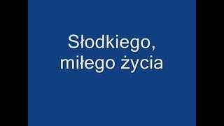 Kombii  Słodkiego Miłego Życia Tekst [upl. by Budding]