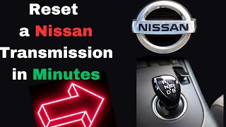 How to Reset a Nissan CVT Transmission TCM Relearn Guide [upl. by Sylvia908]