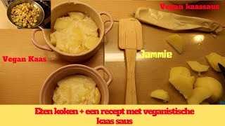 Eten koken  een recept met veganistische kaas saus  Happy Together Familie Vloggers [upl. by Herrah748]