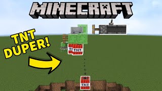 117 Minecraft TNT Duplicator Tutorial Easy Build [upl. by Nutter]